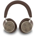 Słuchawki nauszne Guess Bluetooth ENC 4GClassic Logo brązowy