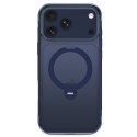 Etui z podstawką Tech-Protect MagAir Stand MagSafe do iPhone 17 Pro Max / 18 Pro Max, granatowe matowe