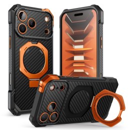 Etui Supcase UB Grip Mag MagSafe do iPhone 17 Pro Max / 18 Pro Max - aramid czarno-pomarańczowy