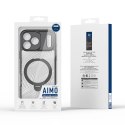 Etui Dux Ducis Aimo Mag z pierścieniem magnetycznym i podstawką na iPhone 17 Pro - czarne