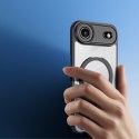 Etui Dux Ducis Aimo Mag z pierścieniem magnetycznym i podstawką na iPhone Air - czarne