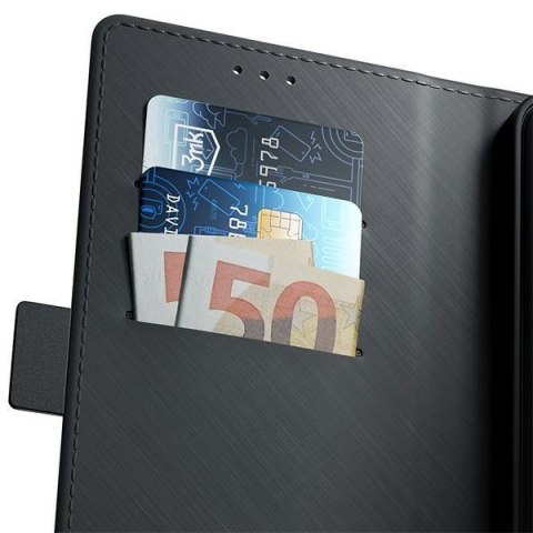 Etui 3MK Wallet Case do Redmi Note 13 Pro+ czarny