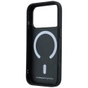 Etui BMW Kevlar Ring Stand 360 MagSafe do iPhone 18 Pro / 17 Pro niebieski