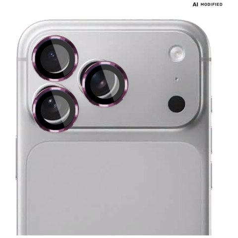Ochrona na obiektyw aparatu 3MK Lens Protection Pro do Apple iPhone 18 Pro /18 Pro Max bordowy