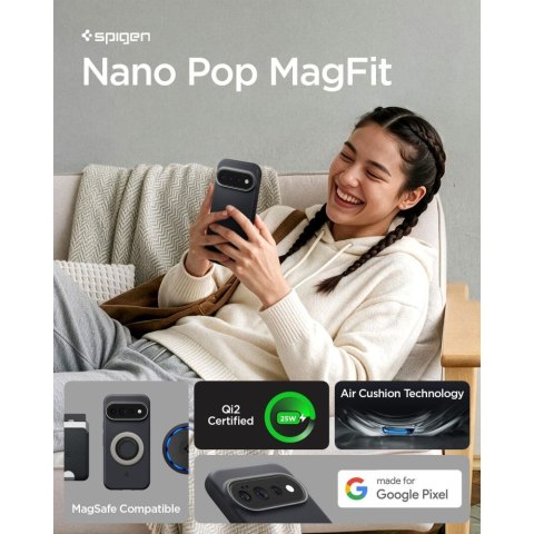 Etui Spigen Nano Pop Mag MagSafe do Google Pixel 11 Pro czarno-szare