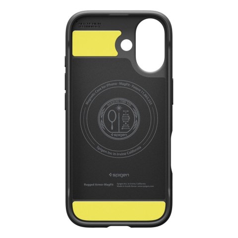 Etui Spigen Rugged Armor Mag MagSafe do iPhone 17 - czarny mat