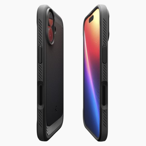 Etui Spigen Rugged Armor Mag MagSafe do iPhone 17 - czarny mat