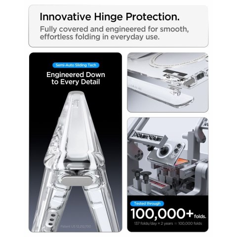 Etui Spigen Ultra Hybrid Pro MagSafe do iPhone Duo przezroczysto-białe