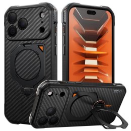 Etui Supcase Aero Mag MagSafe do iPhone 17 Pro Max / 18 Pro Max aramid czarne