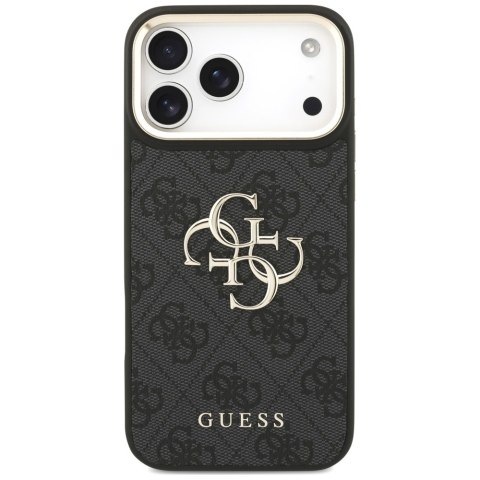 Etui Guess 4G Big 4G Classic Logo Big Strap Metal Buttons do iPhone 18 Pro Max / 17 Pro Max czarny