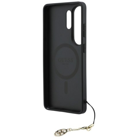 Etui Guess 4G Classic Logo Charm MagSafe do Samsung Galaxy S26 Ultra czarny
