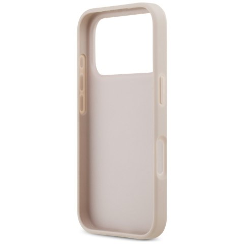 Etui Guess 4G Double Card Triangle do iPhone 18 Pro Max / 17 Pro Max różowy