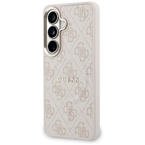 Etui Guess 4G Embossed Ring MagSafe do Samsung Galaxy S26+ różowy