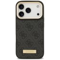 Etui Guess 4G Logo Plate MagSafe do iPhone 18 Pro Max / 17 Pro Max czarny