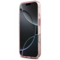 Etui Guess IML Flower & Tonal Circle MagSafe do iPhone 18 Pro Max / 17 Pro Max różowy