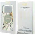Etui Guess IML Flower & Tonal Circle MagSafe do iPhone 18 Pro Max / 17 Pro Max zielony
