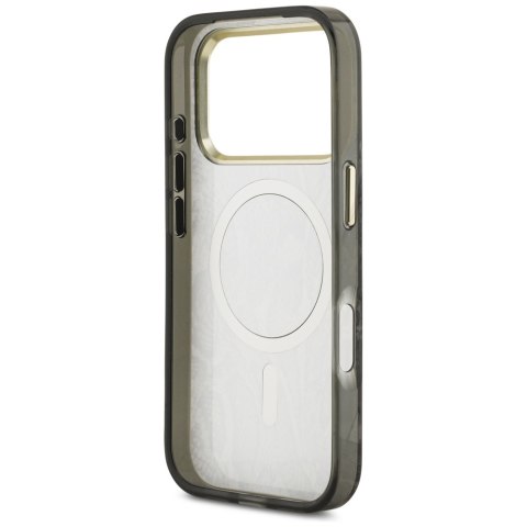 Etui Guess Python Pattern MagSafe do iPhone 18 Pro / 17 Pro czarny