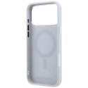Etui Karl Lagerfeld with Ring Stand 360 Karl Head Pin MagSafe do iPhone 18 Pro Max / 17 Pro Max szary
