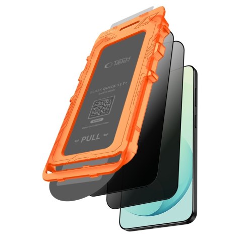 Szkło prywatyzujące Tech-Protect Quick Set Spy+ (2-Pack) do Samsung Galaxy S26 FE