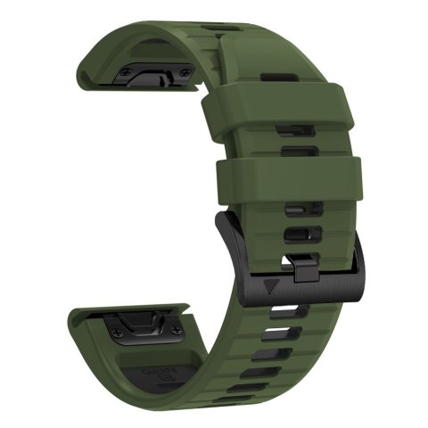 Tech-Protect IconBand Pro Garmin Fenix 5X / 5X Plus / 6X / 6X Pro / 7X / 8 / 8 Pro / 9 / 9 Pro (47mm) zielono-czarny