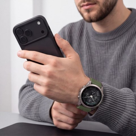 Tech-Protect IconBand Pro Garmin Fenix 5X / 5X Plus / 6X / 6X Pro / 7X / 8 / 8 Pro / 9 / 9 Pro (47mm) zielono-czarny