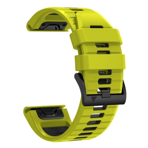 Tech-Protect IconBand Pro Garmin Fenix 5X / 5X Plus / 6X / 6X Pro / 7X / 8 / 8 Pro / 9 / 9 Pro (47mm) limonkowo-czarny