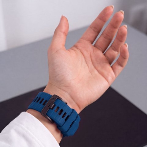 Tech-Protect IconBand Pro Garmin Fenix 5X / 5X Plus / 6X / 6X Pro / 7X / 8 / 8 Pro / 9 / 9 Pro (47mm) granatowo-czarny