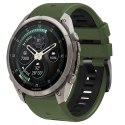 Tech-Protect IconBand Pro Garmin Fenix 5X / 5X Plus / 6X / 6X Pro / 7X / 8 / 8 Pro / 9 / 9 Pro (51mm) zielono-czarny