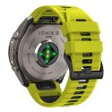Tech-Protect IconBand Pro Garmin Fenix 5X / 5X Plus / 6X / 6X Pro / 7X / 8 / 8 Pro / 9 / 9 Pro (51mm) limonkowo-czarny