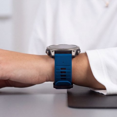 Tech-Protect IconBand Pro Garmin Fenix 5X / 5X Plus / 6X / 6X Pro / 7X / 8 / 8 Pro / 9 / 9 Pro (51mm) granatowo-czarny