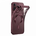 Tech-Protect MagFlex MagSafe iPhone 17 Pro / 18 Pro błyszczący bordowy