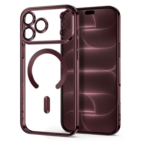 Tech-Protect MagFlex MagSafe iPhone 17 Pro Max / 18 Pro Max błyszczący bordowy