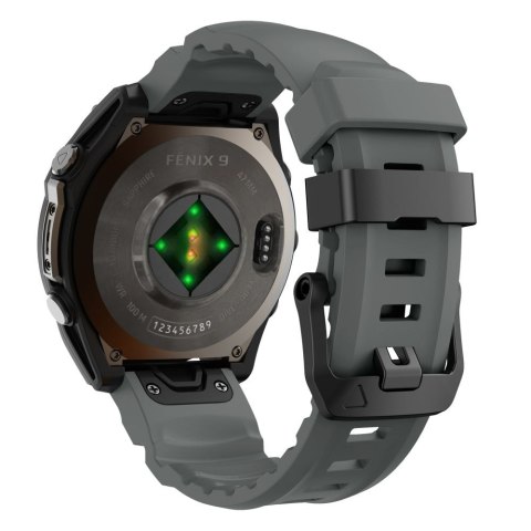 Tech-Protect Motion Garmin Fenix 5X / 5X Plus / 6X / 6X Pro / 7X / 8 / 8 Pro / 9 / 9 Pro (47mm) szary sztormowy