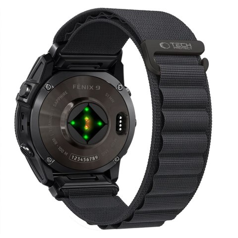 Tech-Protect Nylon Pro Garmin Fenix 5X / 5X Plus / 6X / 6X Pro / 7X / 8 / 8 Pro / 9 / 9 Pro (47mm) czarny
