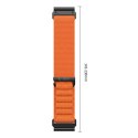 Tech-Protect Nylon Pro Garmin Fenix 5X / 5X Plus / 6X / 6X Pro / 7X / 8 / 8 Pro / 9 / 9 Pro (51mm) pomarańczowy