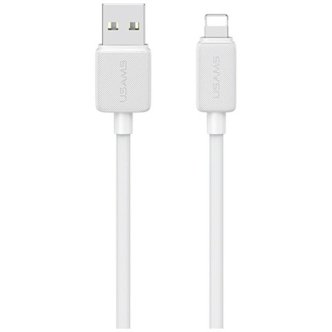 Kabel USAMS KY Series US-SJ694 2.4A Lightning do USB-A 2m biały