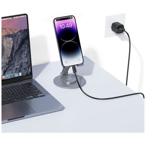 Kabel USAMS KY Series US-SJ694 2.4A Lightning do USB-A 2m biały