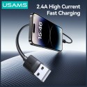 Kabel USAMS U94 12W Lightning do USB-A 1m czarny