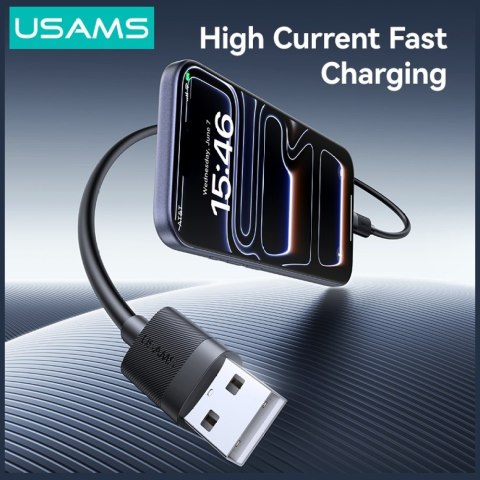 Kabel USAMS U94 18W USB-C do USB-A 1m czarny