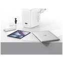 Ładowarka sieciowa USAMS CC339 T76 45W GaN Fast Charger USB-C biały