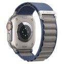 Pasek Tech-protect Nylon PRO Apple WATCH 8 / 9 / 10 / 11 / 12 / SE / ULTRA (44 / 45 / 46 / 49 MM) Navy/grey