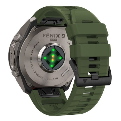 Tech-Protect Silicone Garmin Fenix 5 / 6 / 6 Pro / 7 / 8 / 8 Pro / E / 9 / 9 Pro (51mm) zielony wojskowy