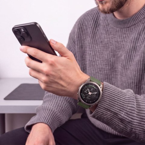 Tech-Protect Silicone Garmin Fenix 5 / 6 / 6 Pro / 7 / 8 / 8 Pro / E / 9 / 9 Pro (51mm) zielony wojskowy