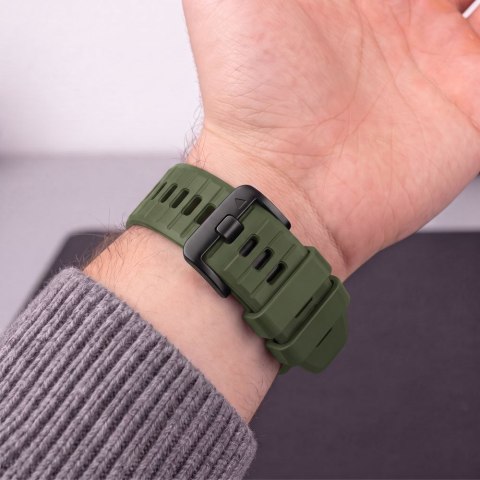 Tech-Protect Silicone Garmin Fenix 5 / 6 / 6 Pro / 7 / 8 / 8 Pro / E / 9 / 9 Pro (51mm) zielony wojskowy