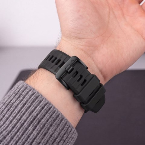 Tech-Protect Silicone Garmin Fenix 5 / 6 / 6 Pro / 7 / 8 / 8 Pro / E / 9 / 9 Pro (51mm) czarny obsydian