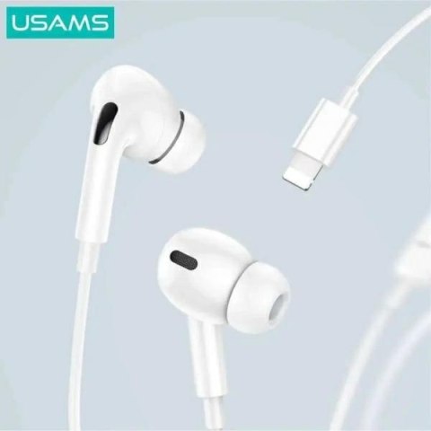 USAMS Słuchawki stereo EP-41 Max Lightning biały SJ621MHS01 (US-SJ621)