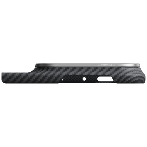 Etui PITAKA Edge Case MagSafe do iPhone Duo czarno-szary