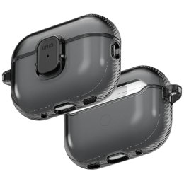 Etui Uniq Glase Pro do AirPods Pro 3 Lock Case smoke