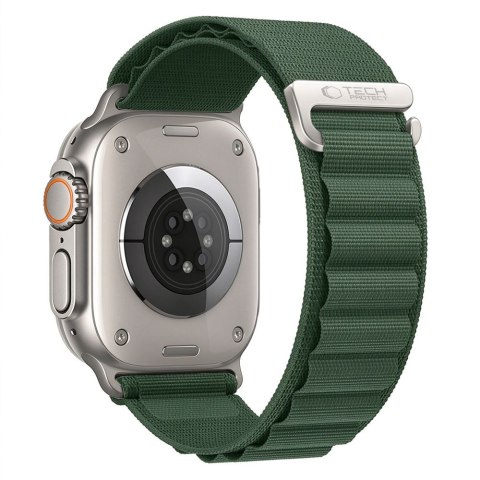 Pasek Tech-protect Nylon PRO Apple WATCH 8 / 9 / 10 / 11 / 12 / SE / ULTRA (44 / 45 / 46 / 49 MM) Military Green