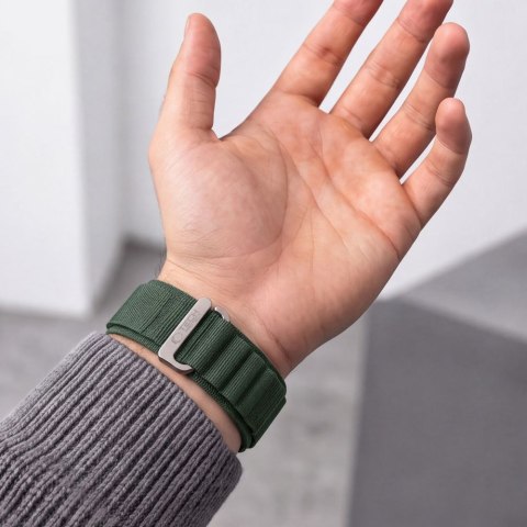 Pasek Tech-protect Nylon PRO Apple WATCH 8 / 9 / 10 / 11 / 12 / SE / ULTRA (44 / 45 / 46 / 49 MM) Military Green